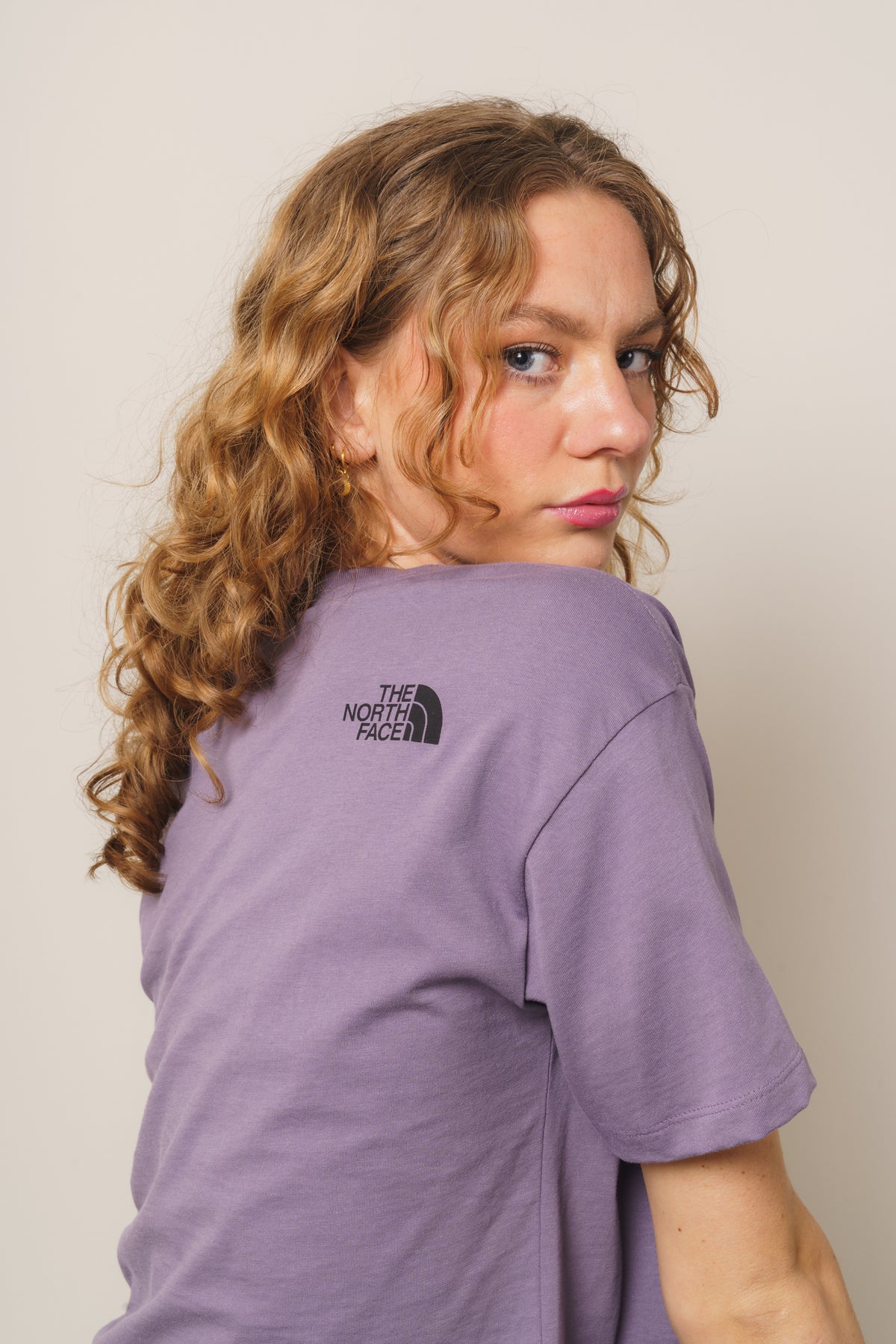 W Cropped Simple Dome Tee - Lunar Slate