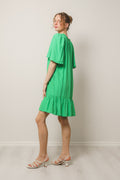 Sunrise Flow Crop Dress - Vibrant Green
