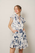 Karookh Klänning 14573 - Flora Blue