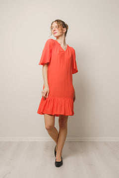Sunrise Flow Crop Dress - Pelican