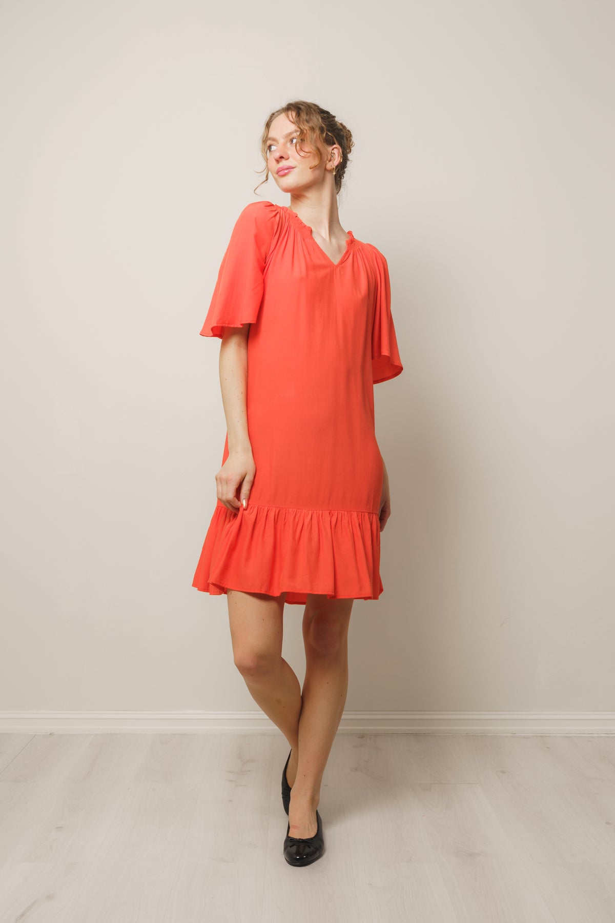 Sunrise Flow Crop Dress - Pelican