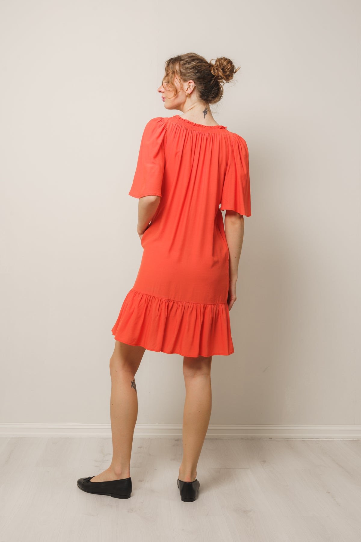 Sunrise Flow Crop Dress - Pelican
