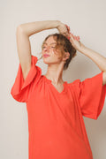 Sunrise Flow Crop Dress - Pelican