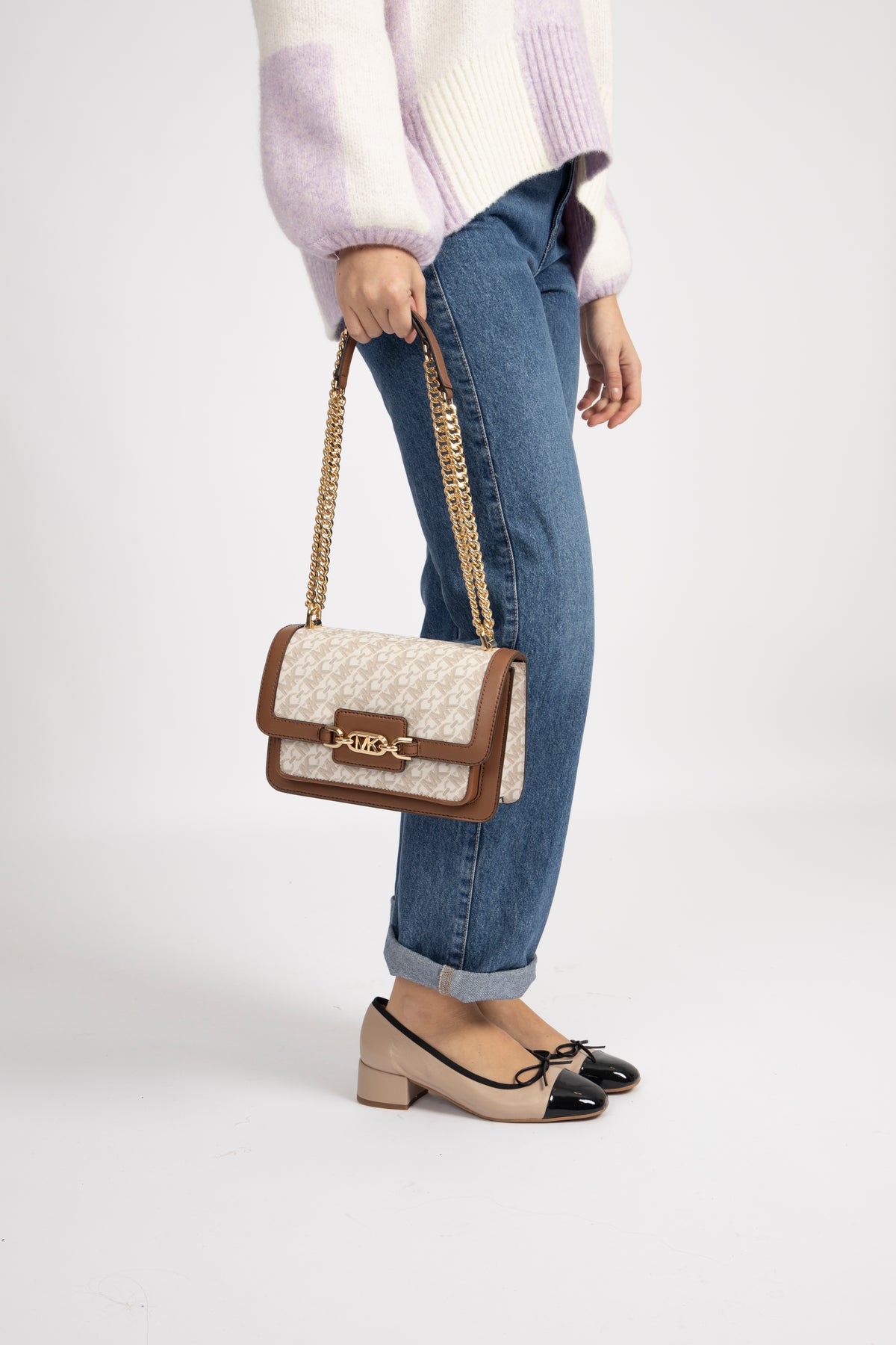 Lg Shoulder - Vanilla/Luggage
