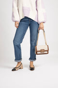 Lg Shoulder - Vanilla/Luggage