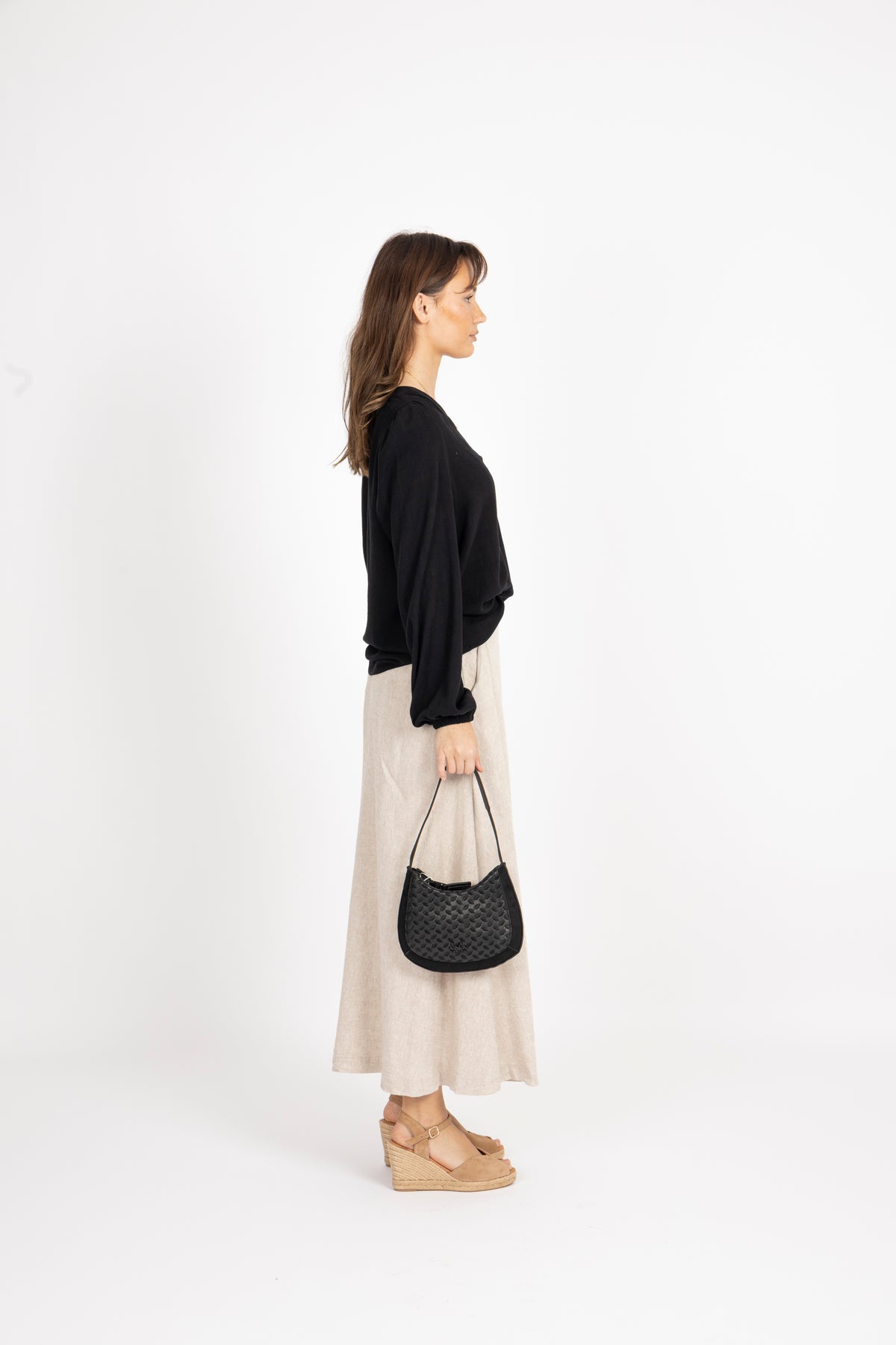 Viva Ls V-Neck Top - Svart