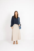 Viva Ls V-Neck Top - Dark Sapphire