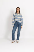 Lova Half-Zip - Blue