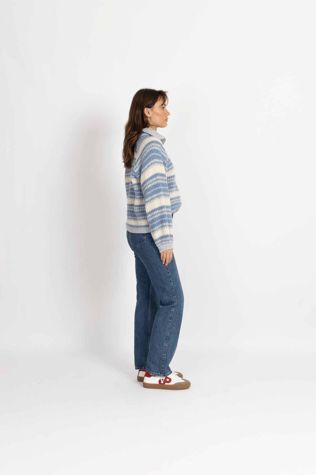 Lova Half-Zip - Blue