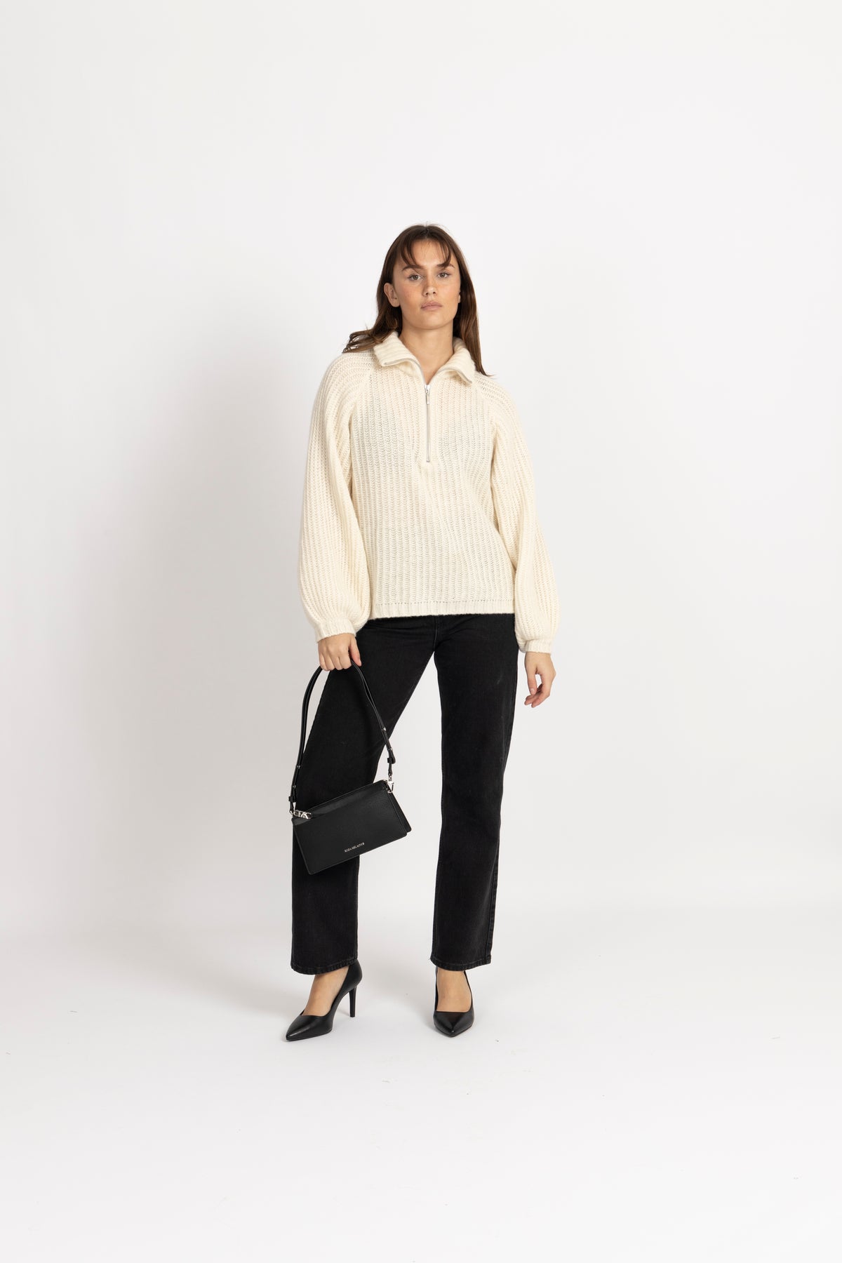 Lova Half-Zip - Cream