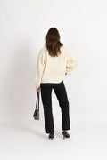 Lova Half-Zip - Cream