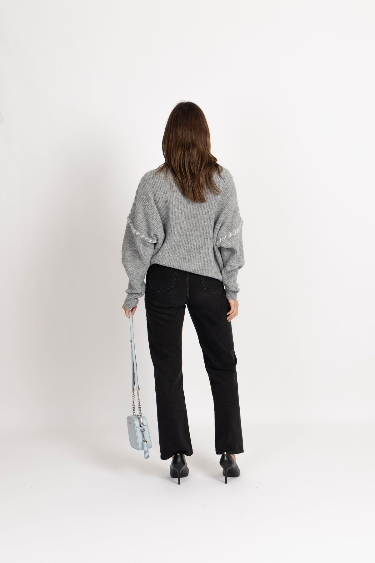 Olli Knit - Mörkgrå Melerad