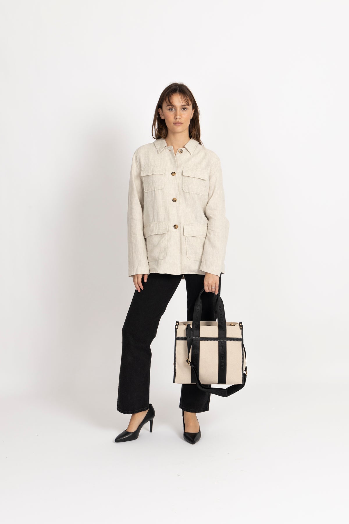 Cali Tote - Offwhite/Svart