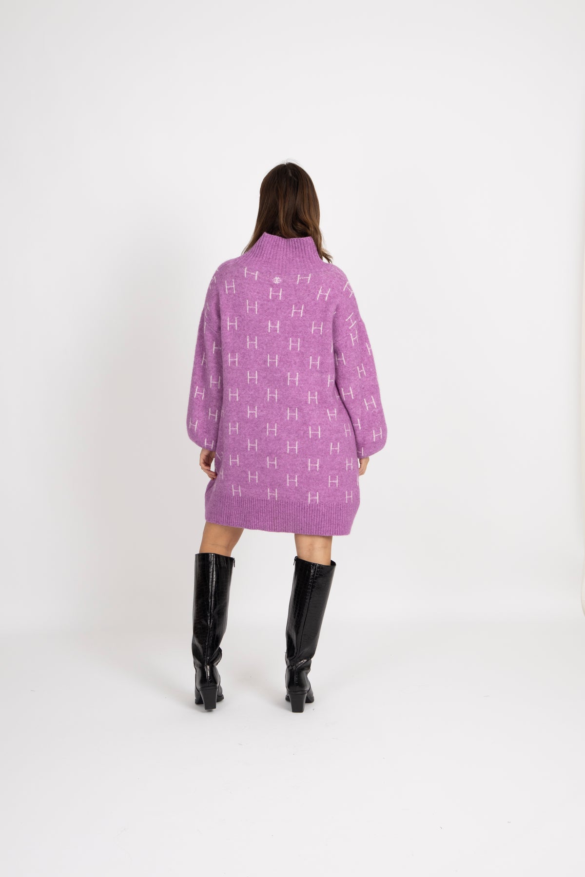Fam Sweater Long - Radiant Orchid