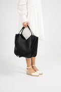 Shopper Mar - Heritage Embroidery Black