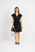 Jovene Ginia Ss Dress - Black