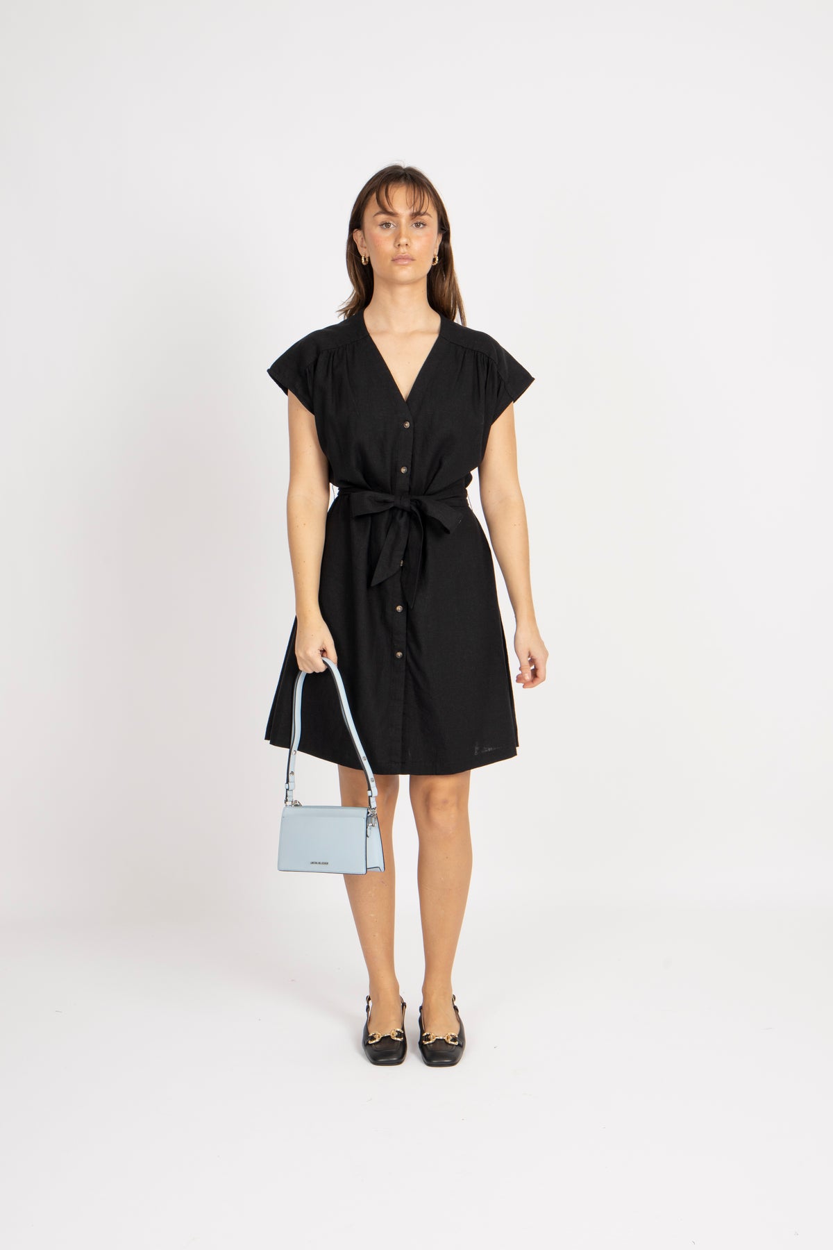 Jovene Ginia Ss Dress - Black