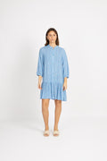 Imogene Dress - Blue Flower