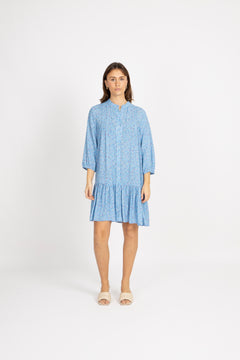 Imogene Dress - Blue Flower