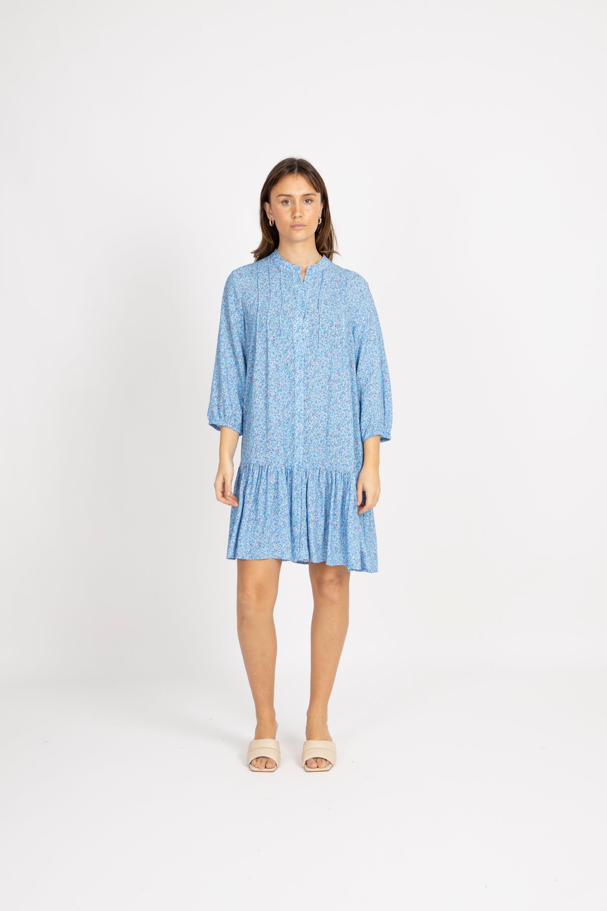 Imogene Dress - Blue Flower