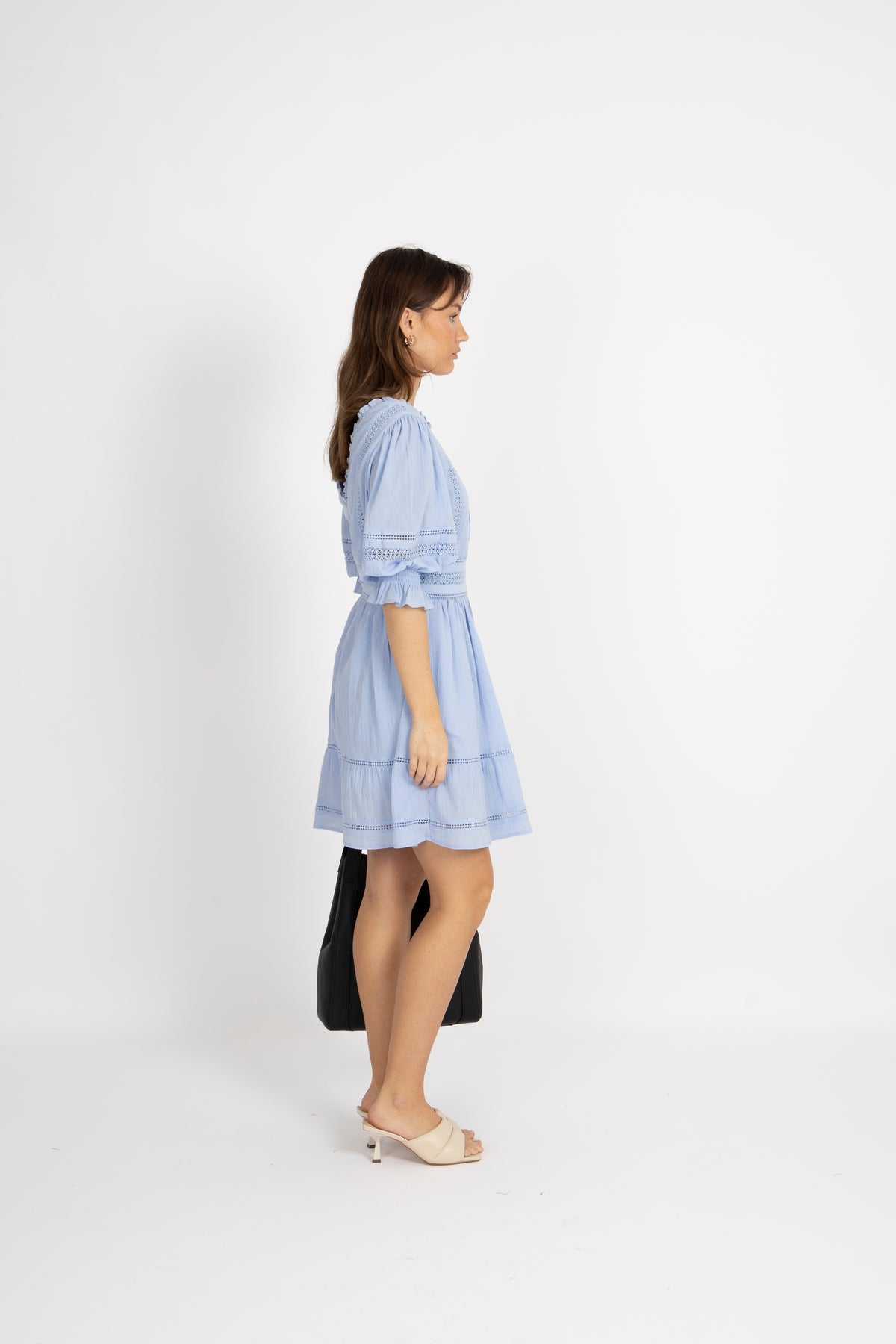Kinsley Dress - Vista Blue