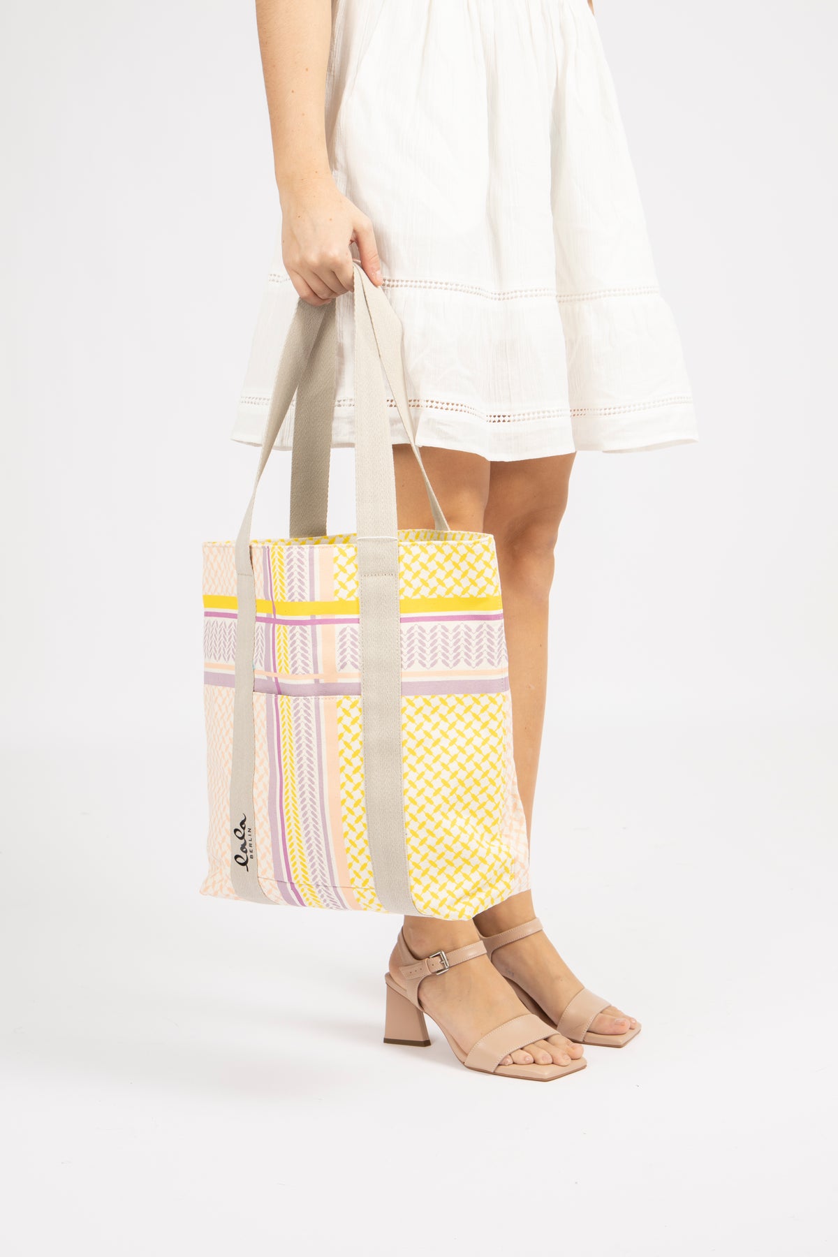 Tote Carmela - Multicolor Pale Pink