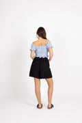 Jovene Ginia Hw Shorts - Black