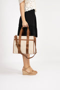 Cali Tote - Offwhite/Cognac