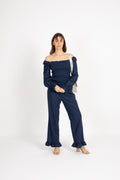 Mila Blouse - Navy