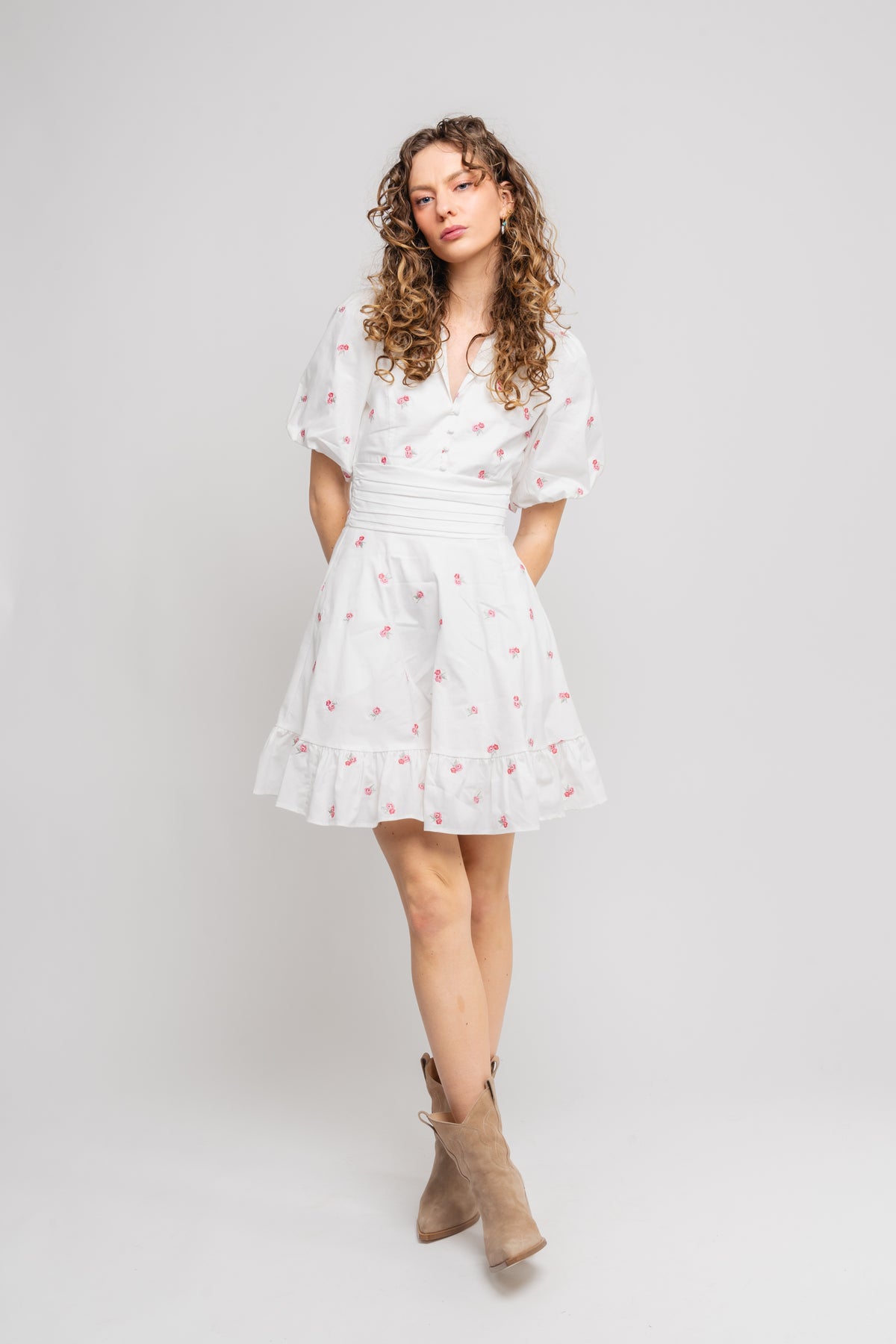 Makayla Dress - Sachet Pink