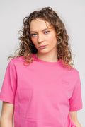 Organic Logo Fitted Tee - Sangria Sunset