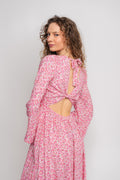 Milena Dress - Pink Aop
