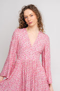 Milena Dress - Pink Aop