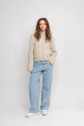 Lediona Hope Cardigan - Oatmeal Melange
