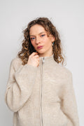Lediona Hope Cardigan - Oatmeal Melange