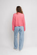Lediona Hope Cardigan - Bubblegum Melange