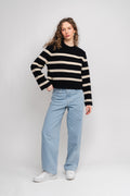 Ginnette East Pullover Stp - Black/Sand