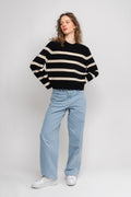 Ginnette East Pullover Stp - Black/Sand