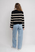 Ginnette East Pullover Stp - Black/Sand