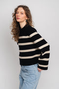 Ginnette East Pullover Stp - Black/Sand