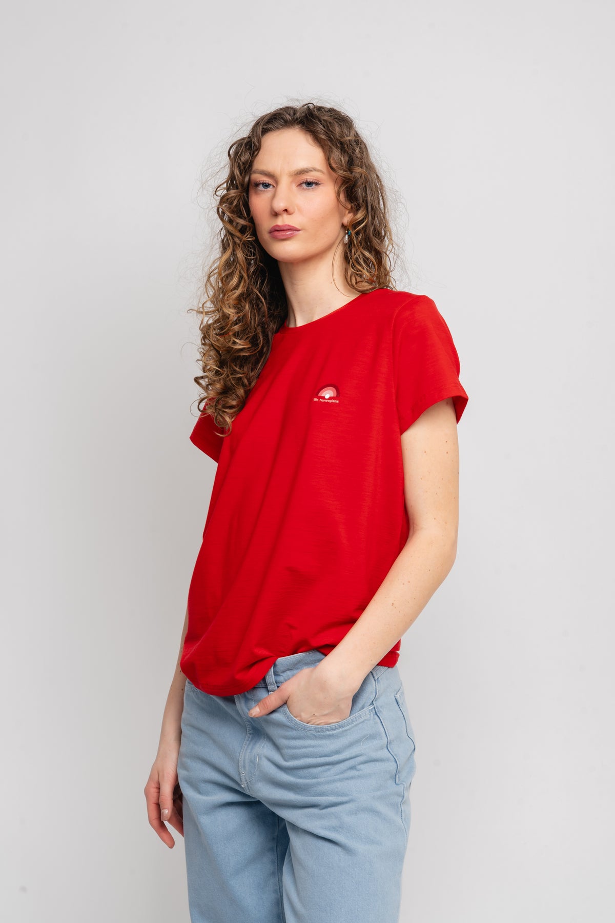 Rainbow Tee Dam – Röd