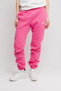 Organic Fitted Sweatpants - Sangria Sunset