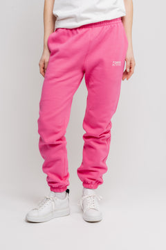 Organic Fitted Sweatpants - Sangria Sunset