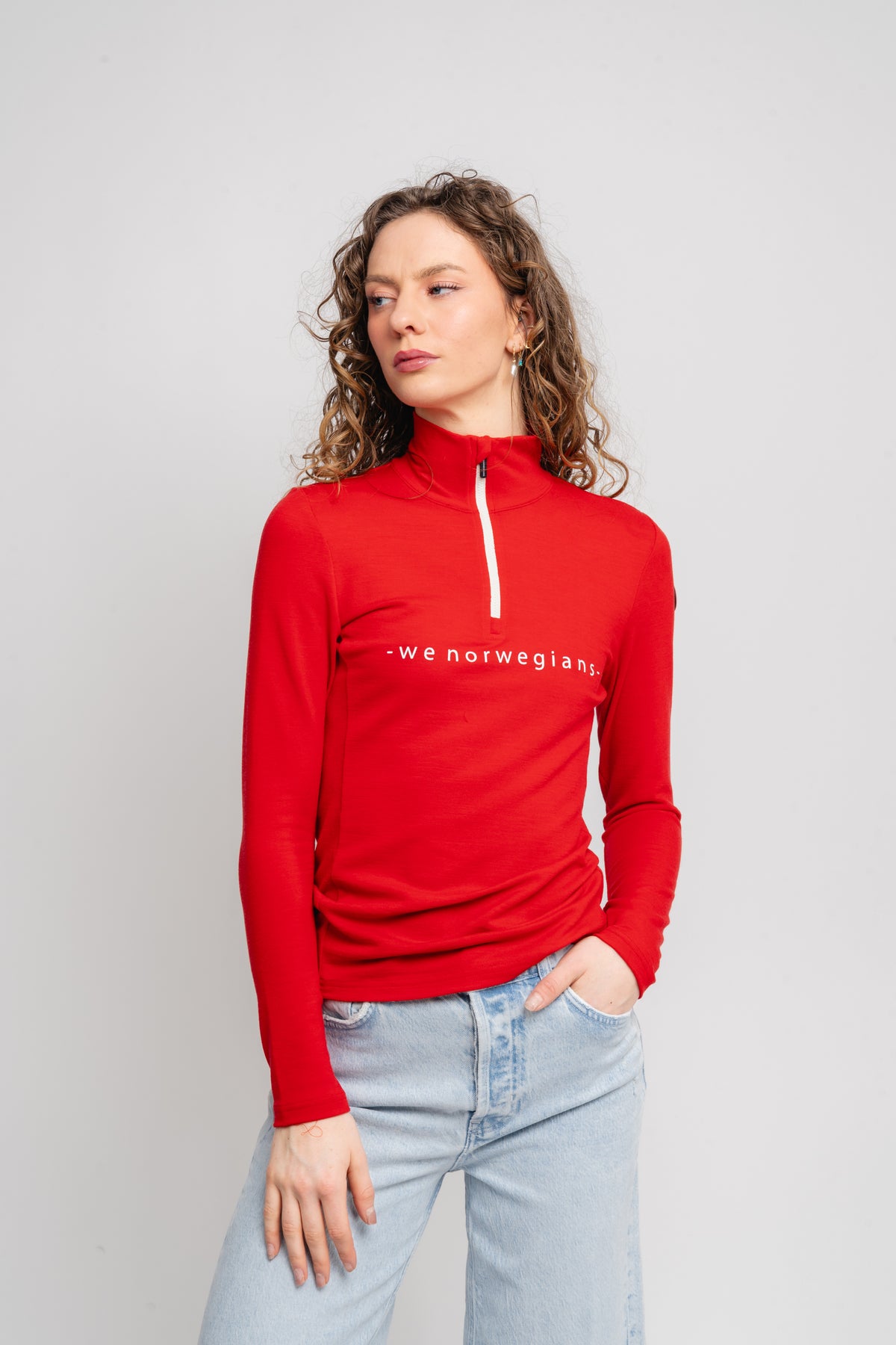 Lindesnes Zipup Women - Red
