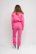 Organic Fitted Crewneck - Sangria Sunset