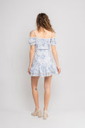Gianna Dress - Blue Aop