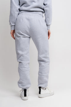 Organic Fitted Sweatpants - Heather Grey
