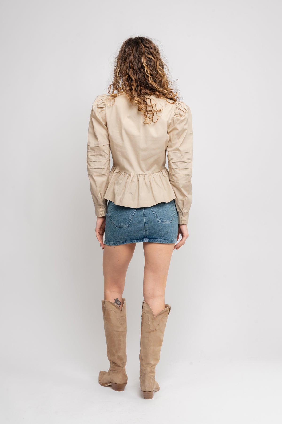 Aurora Blouse - Sand