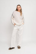 Catia Mohair Stitch Pullover - Vit