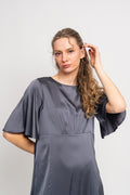 Miller Viscose Satin - Grey